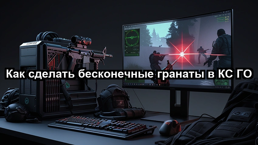Как сделать бесконечные гранаты в КС ГО