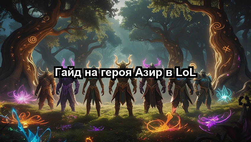 Гайд на героя Азир в LoL