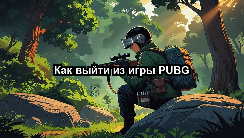 Как выйти из игры PUBG