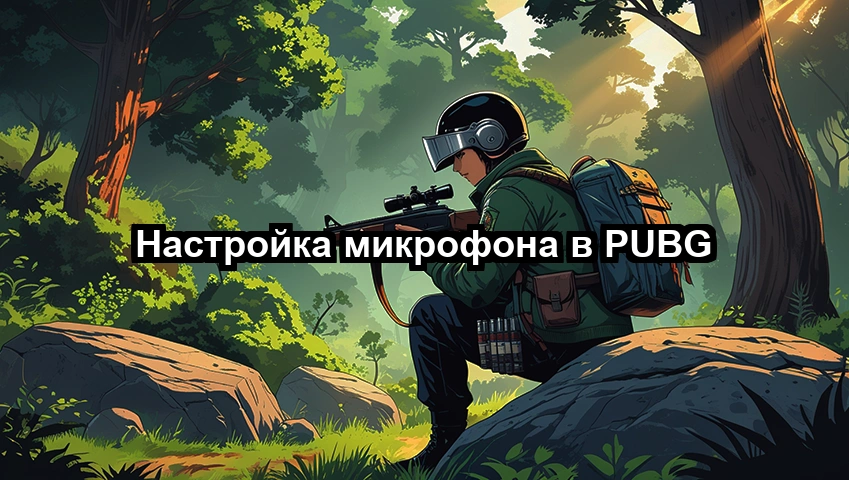Настройка микрофона в PUBG