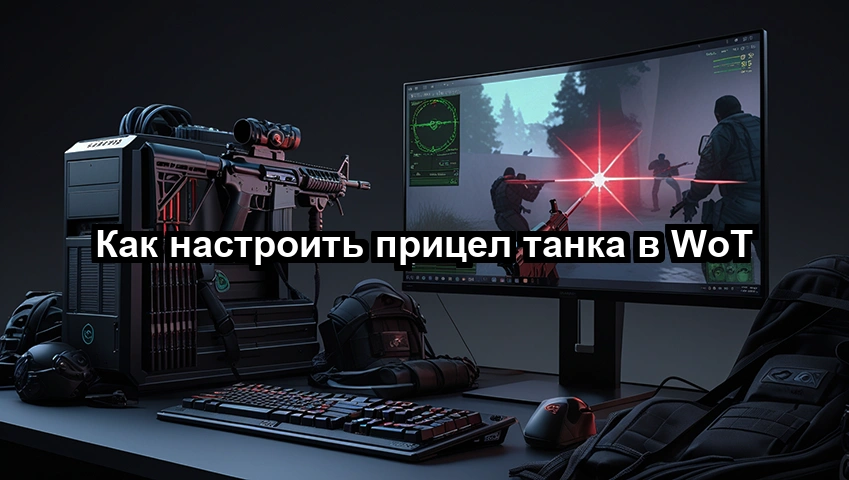 Как настроить прицел танка в WoT