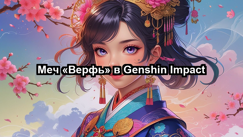 Меч «Верфь» в Genshin Impact