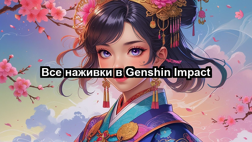 Все наживки в Genshin Impact