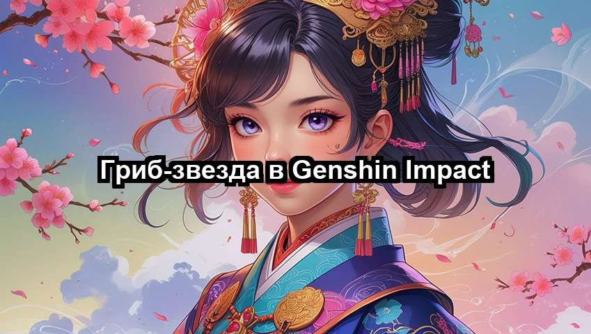 Гриб-звезда в Genshin Impact